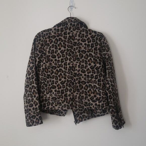 Cupcakes and Cashmere Margaux Leopard Moto Jacket - Picture 11 of 11